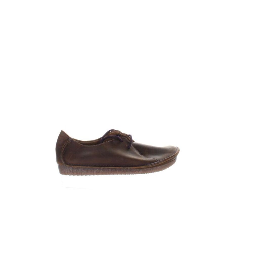 Clarks Brown Leather Flats